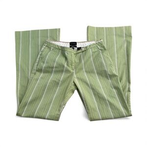 Y2K The Limited Green / Purple Striped Flare Pants